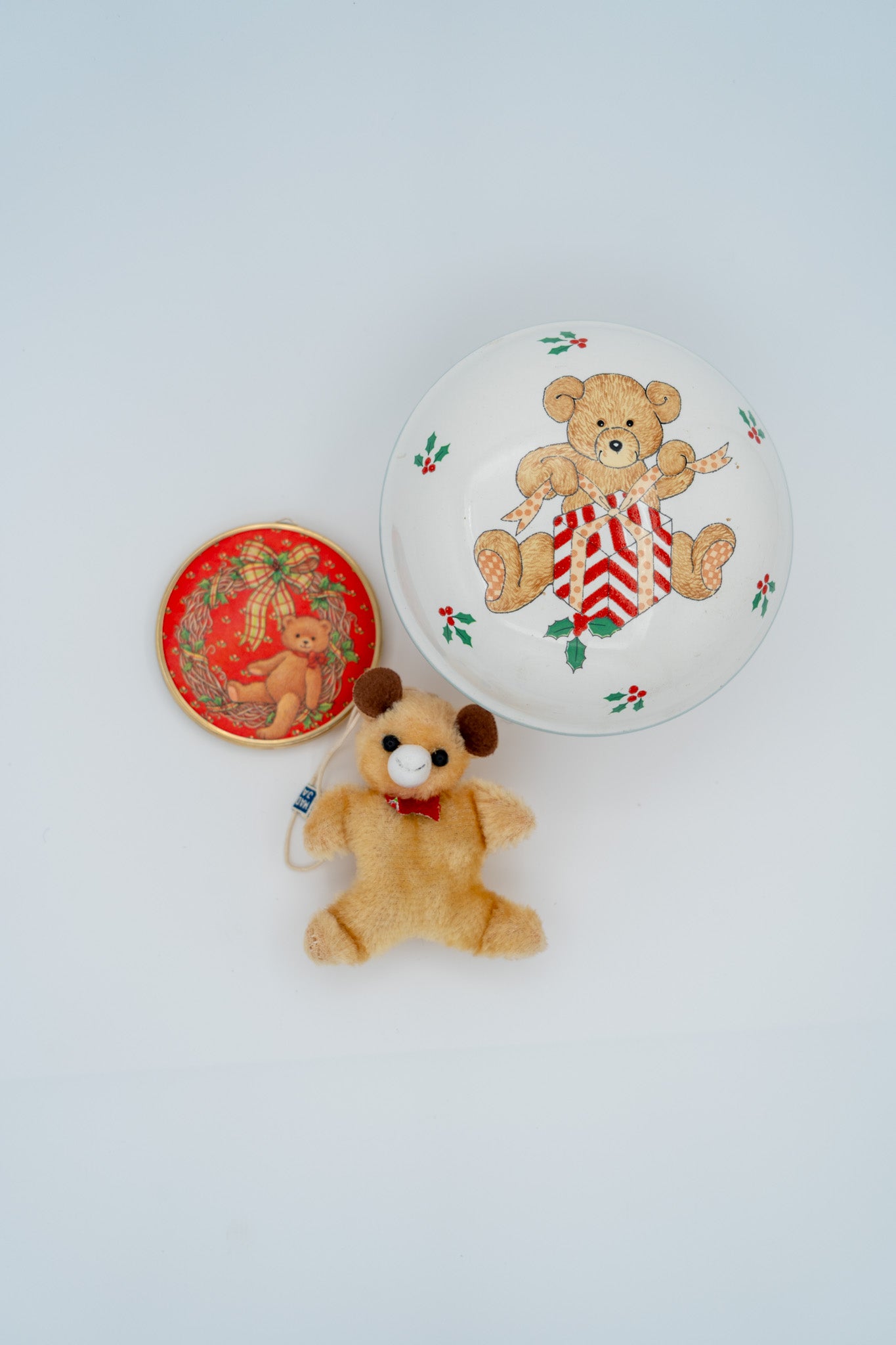 Japanese Bear Covered Dish & Ornaments
